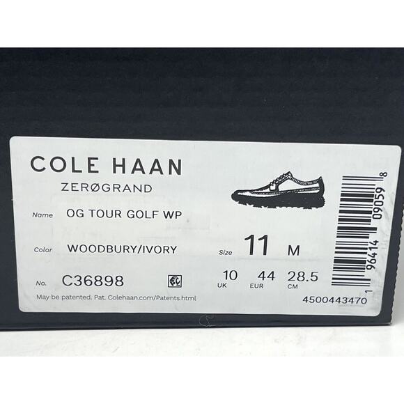 Cole Haan Mens Original Grand Tour Oxford Golf Shoes Wing Tips Size 11 C36898 main image 10